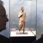 Il Presidente Sergio Mattarella visita la mostra “Gli Dei ritornano - I bronzi di San Casciano”, allestita al Palazzo del Quirinale