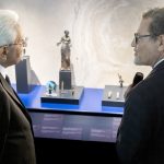 Il Presidente Sergio Mattarella visita la mostra “Gli Dei ritornano - I bronzi di San Casciano”, allestita al Palazzo del Quirinale